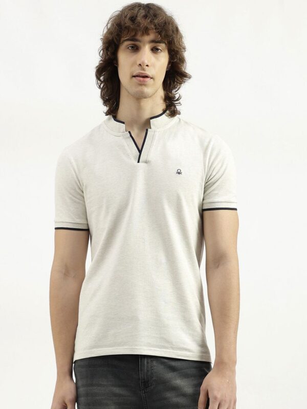 Men Soft Pure Cotton Round Neck Half Sleeve Tshirt